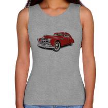 Regata Feminina Retro Classic Red Car - Foca na Moda