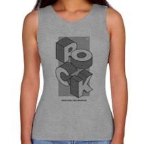 Regata Feminina Rock & Roll will never die - Foca na Moda Regata Feminina Rock & Roll will never die - Foca na Moda
