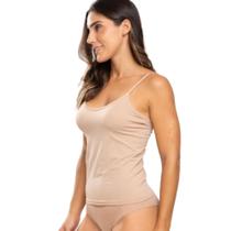 Regata Feminina Segunda Pele Alça Fina Conforto Camiseta Não Marca Casual Camisete Regata Feminina Segunda Pele Alça Fina Conforto Camiseta Não Marca Casual Camisete
