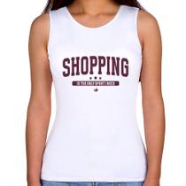 Regata Feminina Shopping is the only sport I need - Foca na Moda