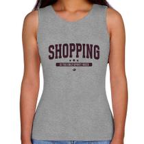 Regata Feminina Shopping is the only sport I need - Foca na Moda