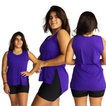 Regata Feminina Sobre Legging Longa Tapa Bumbum Academia Fitness