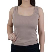 Regata Feminina Stoff Calabria Bege Brioche - 04130 Regata Feminina Stoff Calabria Bege Brioche - 04130