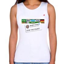 Regata Feminina Stop the Count 7x1 - Foca na Moda Regata Feminina Stop the Count 7x1 - Foca na Moda