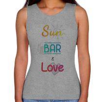 Regata Feminina Sun Bar & Love - Foca na Moda