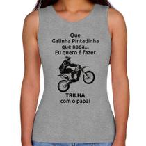 Regata Feminina Trilha com o papai - Foca na Moda