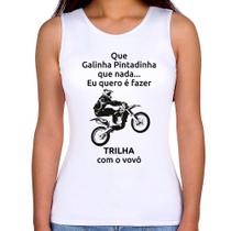 Regata Feminina Trilha com o vovô - Foca na Moda Regata Feminina Trilha com o vovô - Foca na Moda