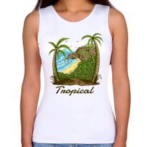 Regata Feminina Tropical Beach - Foca na Moda