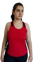 Regata Feminina Vermelha Dry Fit