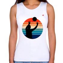 Regata Feminina Vôlei Vintage Sunset - Foca na Moda Regata Feminina Vôlei Vintage Sunset - Foca na Moda