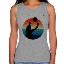 Regata Feminina Vôlei Vintage Sunset - Foca na Moda Regata Feminina Vôlei Vintage Sunset - Foca na Moda