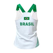 Regata Fermina Bullpadel Seleção Brasileira COBRAPA Branca Tamanho:PCor:Branca Regata Fermina Bullpadel Seleção Brasileira COBRAPA Branca Tamanho:PCor:Branca