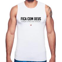 Regata Fica com Deus porque comigo não vai rolar - Foca na Moda