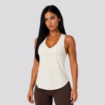 Regata Fila Easy Training Crepe Flow Feminina Off-White