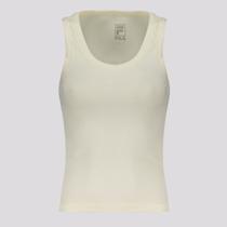 Regata Fila Essentials Canelada Feminina Off White Regata Fila Essentials Canelada Feminina Off White