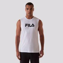 Regata Fila Letter Branco e Preto