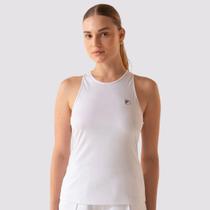Regata Fila Tennis Basic Classic Feminina Branca Regata Fila Tennis Basic Classic Feminina Branca