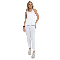Regata Fit Feminino Nadador Cobre Bumbum Branca Amplifit Regata Fit Feminino Nadador Cobre Bumbum Branca Amplifit