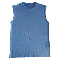 Regata Fitness Azul Claro Basic+ Leve e Confortável Regata Fitness Azul Claro Basic+ Leve e Confortável