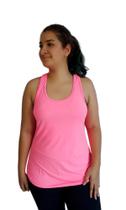 Regata Fitness Feminina Rosa Dry Fit