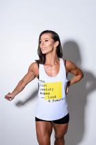 Regata fitness loud and powerful branco