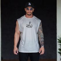 Regata Fitness Masculina Academia Treino Algodão Corte Perfeito E Modelagem Premium