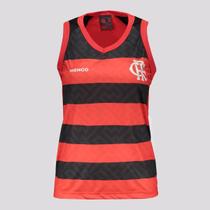 Regata Flamengo Nós Feminina Preta e Vermelha