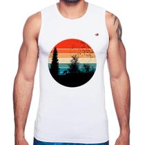 Regata Floresta Vintage Sunset - Foca na Moda Regata Floresta Vintage Sunset - Foca na Moda