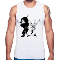 Regata Gatos Jedi - Foca na Moda Regata Gatos Jedi - Foca na Moda