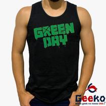 Regata Green Day 100% Algodão Rock Geeko