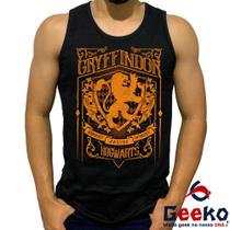 Regata Grifinória 100% Algodão Harry Potter Hogwarts Gryffindor Camiseta Regata Geeko 01