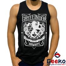 Regata Grifinória 100% Algodão Harry Potter Hogwarts Gryffindor Camiseta Regata Geeko 03