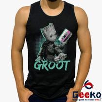 Regata Groot 100% Algodão Guardiões da Galáxia Guardians Of The Galaxy Geeko
