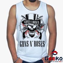 Regata Guns N Roses 100% Algodão Rock Geeko