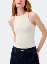 Regata Halter Neck Hering 4AP7 Feminina Canelada Algodão T. P/XG