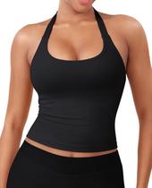 Regata Halter YEOREO com Sutiã Embutido Preta Regata Halter YEOREO com Sutiã Embutido Preta