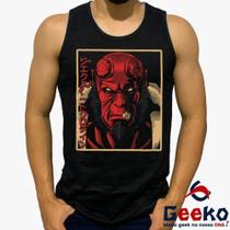 Regata Hellboy 100% Algodão Geeko Regata Hellboy 100% Algodão Geeko