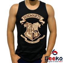 Regata Hogwarts 100% Algodão Harry Potter Camiseta Regata Geeko 01