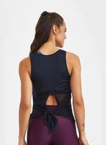 Regata HT detalhe em tule e amarração