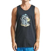 Regata Hurley Bedrock SM24 Masculina Preto