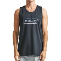 Regata Hurley Chrome SM24 Masculina Preto Regata Hurley Chrome SM24 Masculina Preto