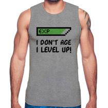 Regata I Don't Age, I Level Up - Foca na Moda