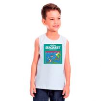 Regata Infantil Branca Atari Games Jogos 03