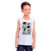 Regata Infantil Branca Bike Bicicleta Ciclismo 08 - DESIGN CAMISETAS