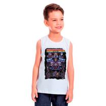 Regata Infantil Branca Desenho He-Man 10