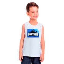 Regata Infantil Branca Fortnite 19