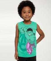Regata Infantil Estampa Hulk Marvel Tam 4 a 10-62070 Regata Infantil Estampa Hulk Marvel Tam 4 a 10-62070