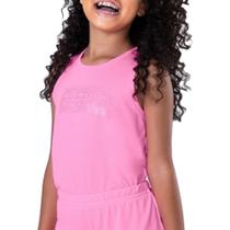 Regata Infantil Feminina Brandili Movimento Active Strass Regata Infantil Feminina Brandili Movimento Active Strass