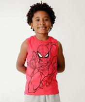 Regata Infantil Homem Aranha Marvel Tam 4 a 10-42061