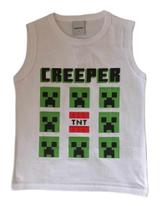Regata Infantil Masculina Minecraft Brandili